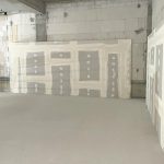 Trockenbauwände an einer Rohbau Mauer in der Rheinallee 56A, 55118 Mainz