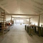 Dachgeschoss noch in Bauzeit in der Heinrich-Krumm-Straße, Offenbach