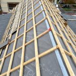 Holz Dachkonstruktion in der Dahlmannstraße. 58, 60385 Frankfurt am Main